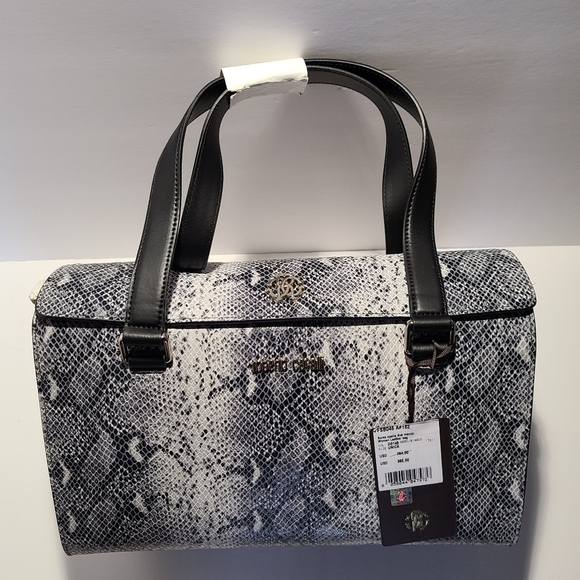 Roberto Cavalli Handbags - Roberto Cavalli Snake Embossed Satchel NWT
